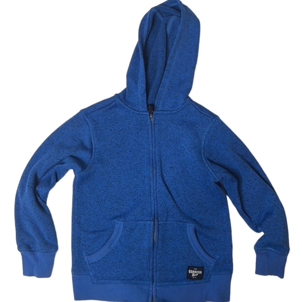 oshkosh b'gosh blue zip up hoodie